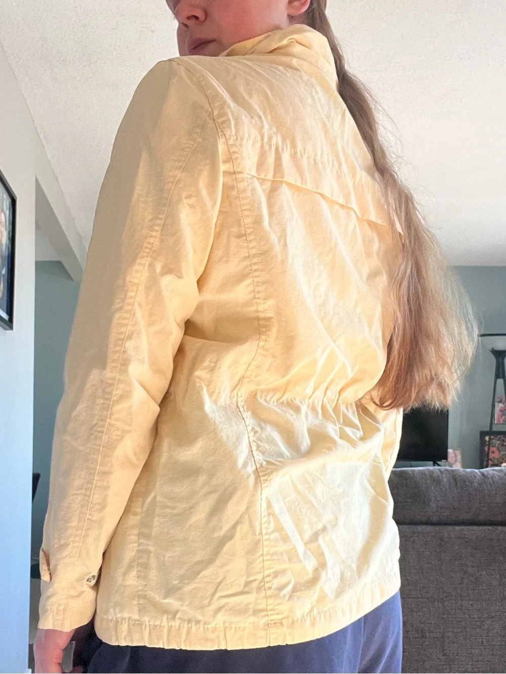 Butter yellow Cherokee windbreaker